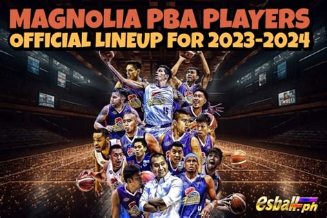 pba magnolia|pba team roster 2022.